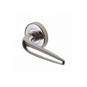 SC-1012-PC M.Marcus Sorrento Door Handle Lever Latch on Round Rose Goccia Design Polished Chrome Finish
