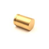 SB2312SB - Spira Brass Cylinder Cupboard Pull 26mm - Satin Brass