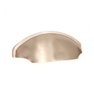 Click Here To Enlarge This Photo Of SB2335SN - Spira Brass 150mm Tulip Cup Drawer Pull - Satin Nickel