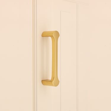 Click Here To Enlarge This Photo Of SB2420PB - Spira Brass Tulip Cabinet Pull Handle 106mm Centres - Polished Brass