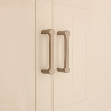 Click Here To Enlarge This Photo Of SB2420SN - Spira Brass Tulip Cabinet Pull Handle 106mm Centres - Satin Nickel