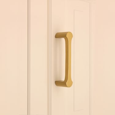 Click Here To Enlarge This Photo Of SB2420SB - Spira Brass Tulip Cabinet Pull Handle 106mm Centres - Satin Brass