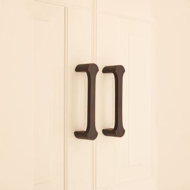 Click Here To Enlarge This Photo Of SB2420ABZ - Spira Brass Tulip Cabinet Pull Handle 106mm Centres - Aged Bronze
