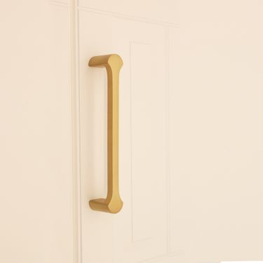 Click Here To Enlarge This Photo Of SB2421SB - Spira Brass Tulip Cabinet Pull Handle 155mm Centres - Satin Brass