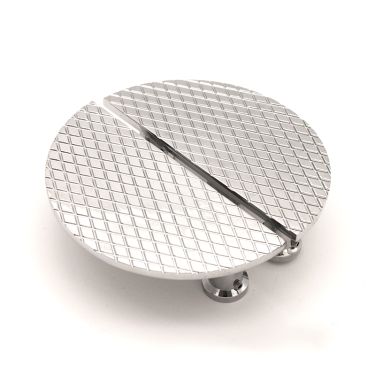Click Here To Enlarge This Photo Of SB2404PC - Spira Brass Diamond Half Moon Handles Chrome 150mm