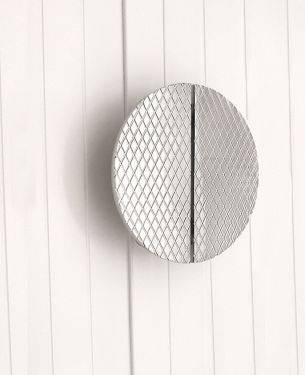 Click Here To Enlarge This Photo Of SB2404PC - Spira Brass Diamond Half Moon Handles Chrome 150mm