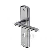 SC-2350-AP M.Marcus Sorrento Door Handle Lever Lock Lena Design Apollo Finish