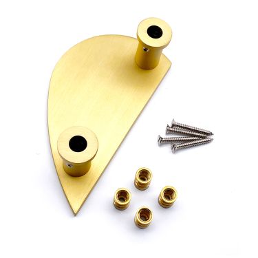 Click Here To Enlarge This Photo Of SB2407SB - Spira Brass Heart Brass Cabinet Door Handles - Satin Brass 150mm