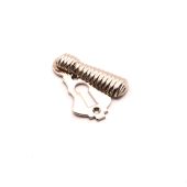 SB3101PN - Spira Brass Beehive Standard Key Escutcheon - Polished Nickel