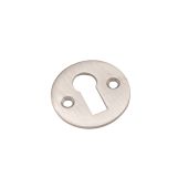 SB3109SC - Spira Brass Victorian Standard Key Escutcheon - Satin Chrome