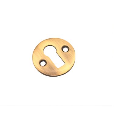 Click Here To Enlarge This Photo Of SB3109ANT - Spira Brass Victorian Standard Key Escutcheon - Antique Brass