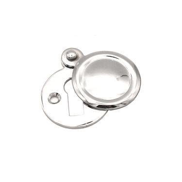 Click Here To Enlarge This Photo Of SB3110PC - Spira Brass Victorian Standard Key Escutcheon (Covered) - Polished Chrome