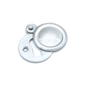 SB3110SC - Spira Brass Victorian Standard Key Escutcheon (Covered) - Satin Chrome