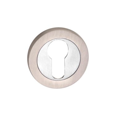 Click Here To Enlarge This Photo Of SB3104DT - Spira Brass Euro Profile Escutcheon - Dual Tone