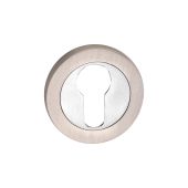 SB3104DT - Spira Brass Euro Profile Escutcheon - Dual Tone