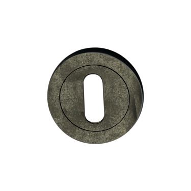 Click Here To Enlarge This Photo Of SB3105PEW - Spira Brass Standard Key Escutcheon - Pewter