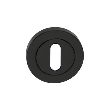 Click Here To Enlarge This Photo Of SB3105BLK - Spira Brass Standard Key Escutcheon Matt Black