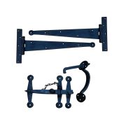SB6101BX - Spira Brass Heavy Duty Handforged Door Hardware Kit Beeswax