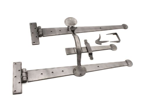 Click Here To Enlarge This Photo Of SB6110PEW - Spira Brass Standard Handforged Kit (18") - Penny End - Pewter