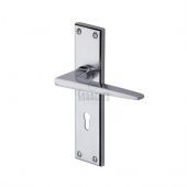 SC-3400-AP M.Marcus Sorrento Door Handle Lever Lock Swift Design Apollo Finish