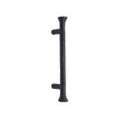 FC212 - Spira Brass Dona Pull Handle Small 96mm c/c - Black Iron
