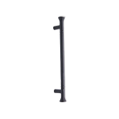 FC213 - Spira Brass Dona Pull Handle Medium 160mm c/c - Black Iron