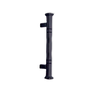 Click Here To Enlarge This Photo Of FC221 - Spira Brass Jade Pull Handle Small 96mm c/c - Black Iron