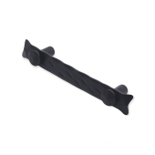 FC224 - Spira Brass Marvel Pull Handle 96mm c/c - Black Iron