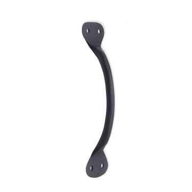 Click Here To Enlarge This Photo Of FC230 - Spira Brass Hammered Pull Handle Large 200mm - Black Iron