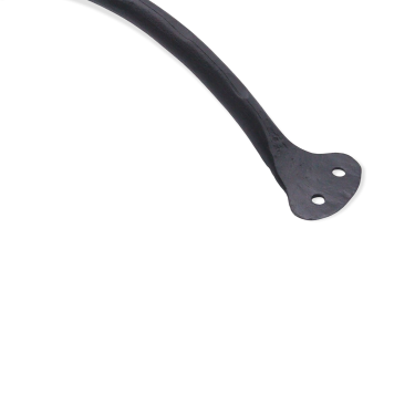 Click Here To Enlarge This Photo Of FC230 - Spira Brass Hammered Pull Handle Large 200mm - Black Iron