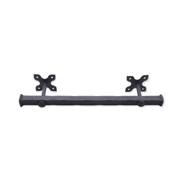 Click Here To Enlarge This Photo Of FC232 - Spira Brass Onyx Square Pull Handle 300mm - Black Iron