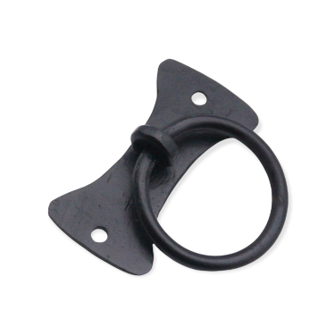 Click Here To Enlarge This Photo Of FC253 - Spira Brass Flamingo Ring Drop Pull - Black Iron