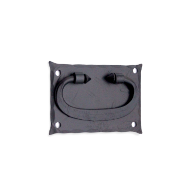 Click Here To Enlarge This Photo Of FC257 - Spira Brass Spike Ring Drop Pull - Black Iron