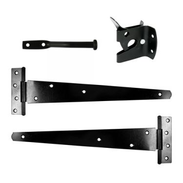 Click Here To Enlarge This Photo Of TIMCO 427123 - Pedestrian Gate Kit - Epoxy Black