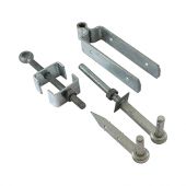 TIMCO AFH600G - Galvanised Adjustable Fieldgate Hinge Set to suit 2700-3600mm Wide Gates