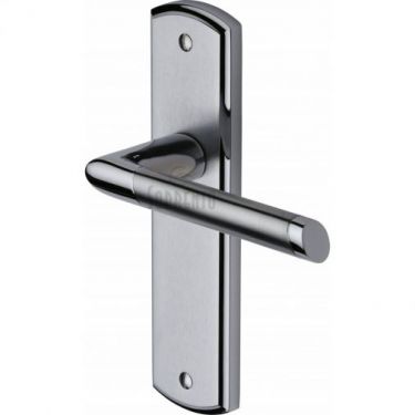 Click Here To Enlarge This Photo Of SC-3510-AP M.Marcus Sorrento Door Handle Lever Latch Mercury Design Apollo Finish