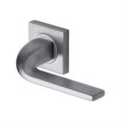 SC-3788-SC M.Marcus Sorrento Door Handle Lever Latch on Round Rose Stanford Design Satin Chrome Finish