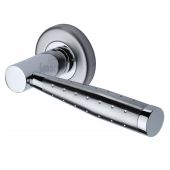 SC-3875-AP M.Marcus Sorrento Door Handle Lever Latch on Round Rose Roda Design Apollo Finish