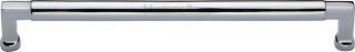 C0312 254-PC Heritage Brass Cabinet Pull Bauhaus Design 254mm ctc Polished Chrome Finish