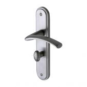 SC-4330-SC M.Marcus Sorrento Door Handle For Bathroom Tosca Design Satin Chrome Finish