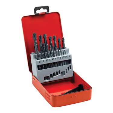 Click Here To Enlarge This Photo Of TIMCO HSSR19DS - 19pc HSS Roll Forged Jobber Drill Bit Set