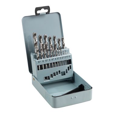 Click Here To Enlarge This Photo Of TIMCO HSSG19DS - 19pc HSS Ground Jobber Drill Bit Set