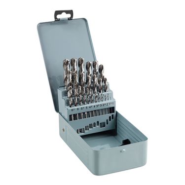 Click Here To Enlarge This Photo Of TIMCO HSSG25DS - 25pc HSS Ground Jobber Drill Bit Set