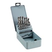 TIMCO HSSG25DS - 25pc HSS Ground Jobber Drill Bit Set