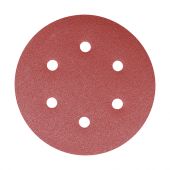 TIMCO 231144 - P120 Grit 150mm Random Orbital Sanding Discs (5pcs)