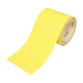 TIMCO 231999 - Yellow Sandpaper Roll 115mm x 10m (Medium P80-P100 Grit)