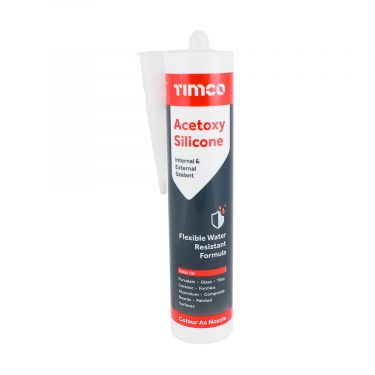 Click Here To Enlarge This Photo Of TIMCO 732098 - 300ml Acetoxy General Purpose Silicone Sealant (Clear)