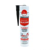 TIMCO 732741 - 300ml Acetoxy General Purpose Silicone Sealant (Black)