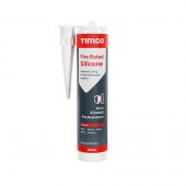 TIMCO 732003 - 300ml Fire Rated Silicone Sealant (White)