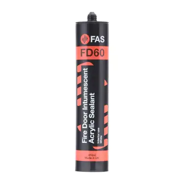 Click Here To Enlarge This Photo Of TIMCO FAWHITE - 310ml Fire Rated Intumescent & Acoustic Acrylic Sealant &lpar;Box of 24&rpar;